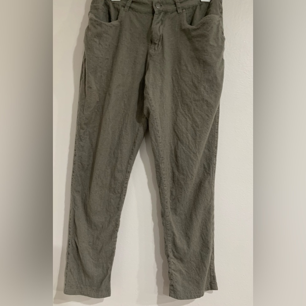 Woolly Pants Men’s 34x34 Straight Legs Flat Front Merino Wool blend pants Green